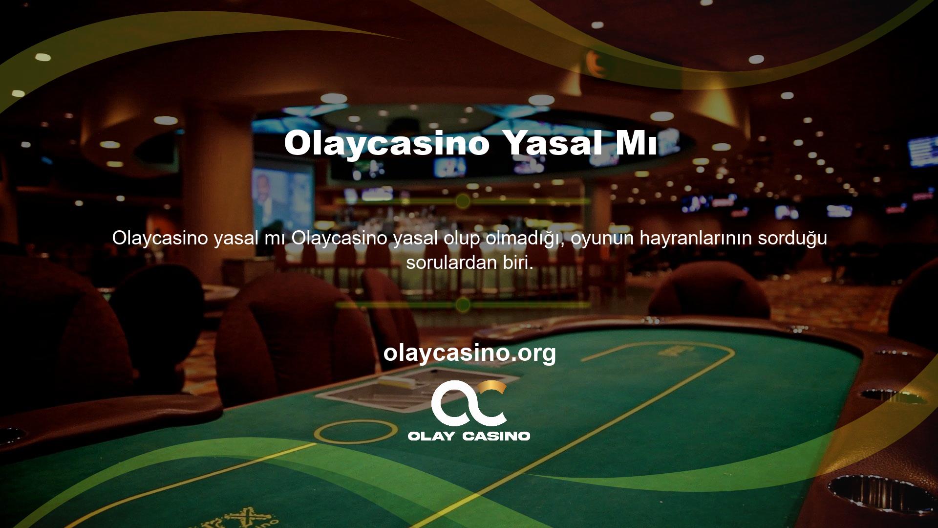 Casino siteleri yasalarımıza göre yasa dışıdır