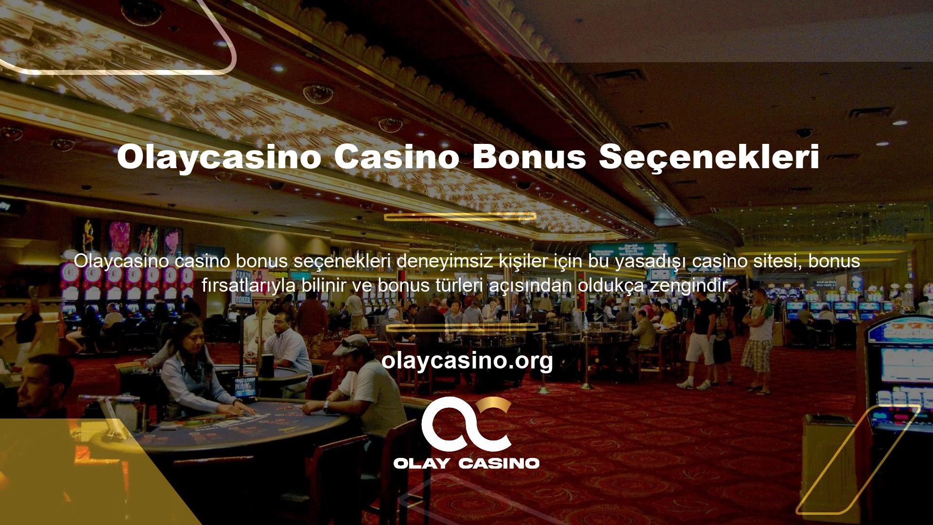 Casino oyunlarını seviyorsanız, bu alanda çok fazla bonus türü olmadığını ve genellikle bedava çevirme gibi bonuslar sunduğunu bilirsiniz