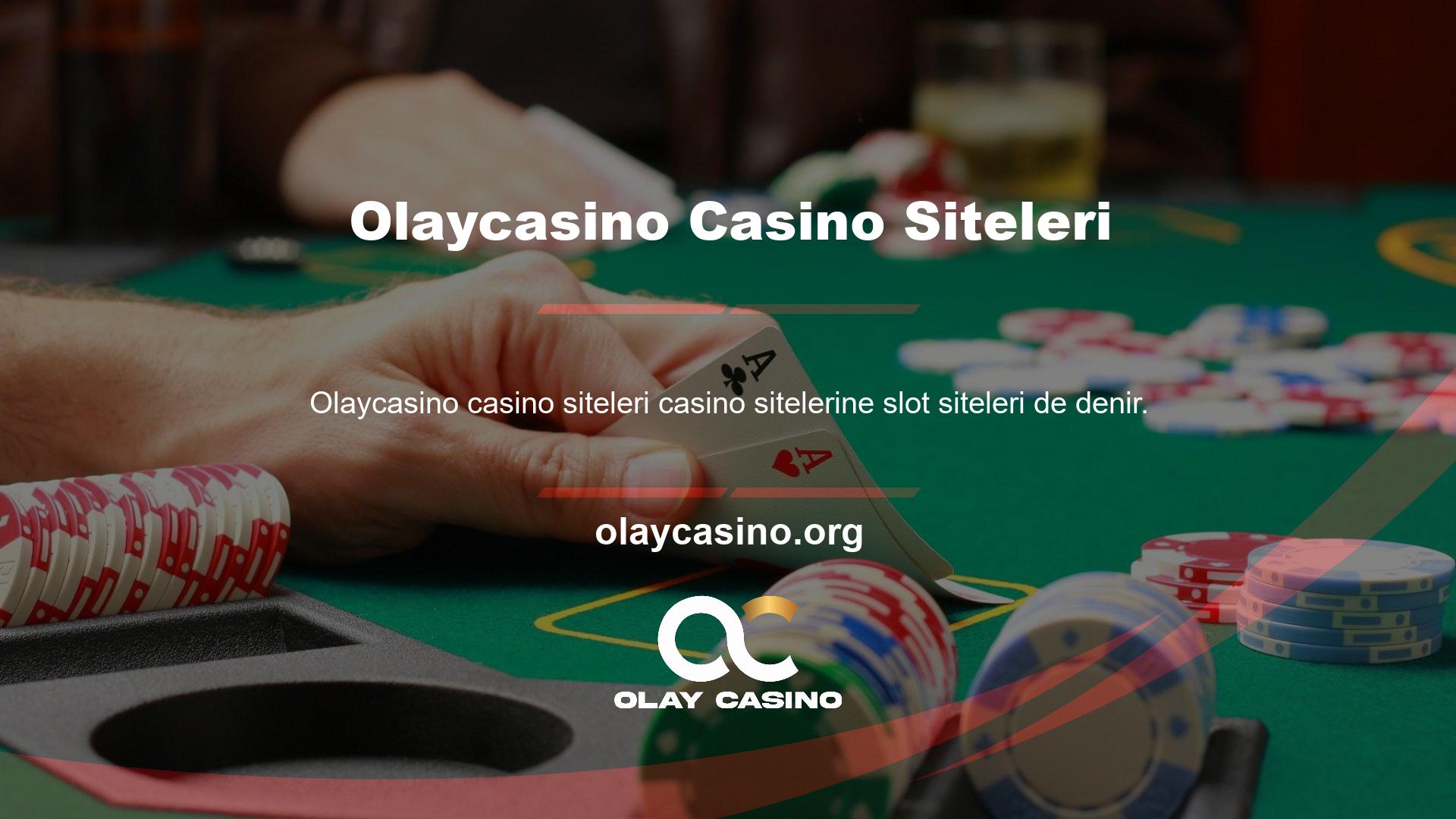 Slot makineleri ve casino oyun sitelerinin sayısı artıyor