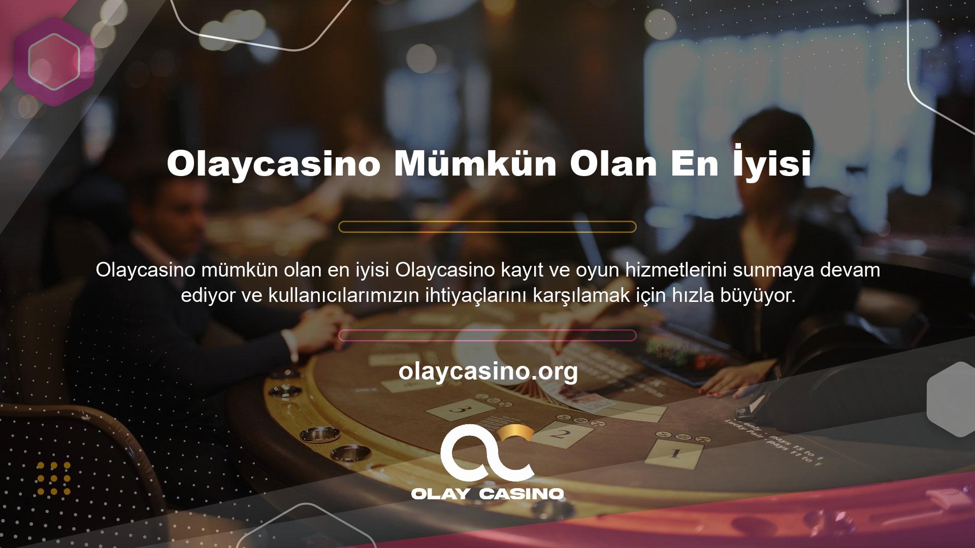 Olaycasino Türkiye'de hala yasadışı bir casino sitesi olduğundan, birçok oyuncu Olaycasino araştırırken bu konuya öncelik veriyor